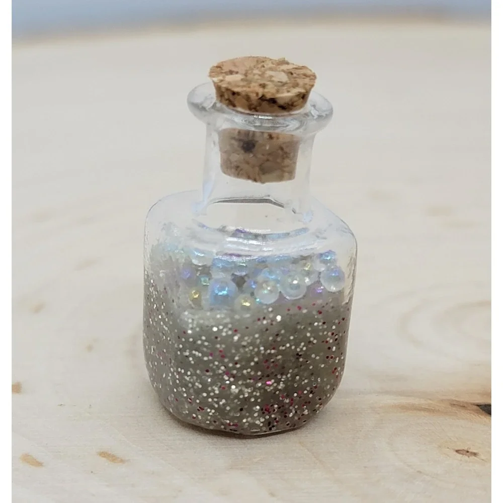 1:12 1:6‎ Miniature Dollhouse Potion Bottle Scientist Halloween Decor Jar Witch